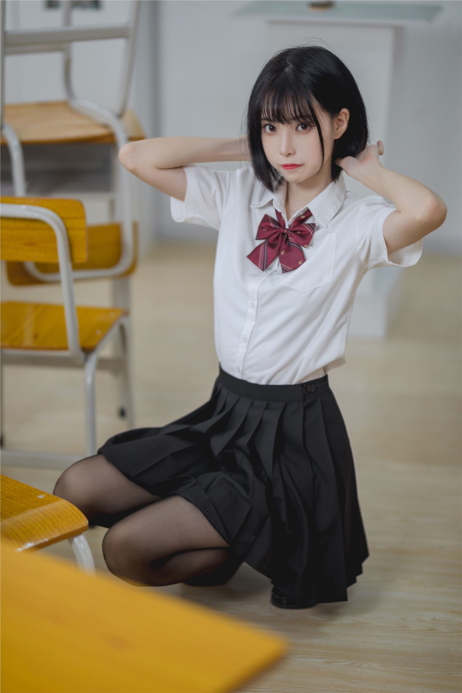 1 - Xu LAN classroom jk black silk(25)